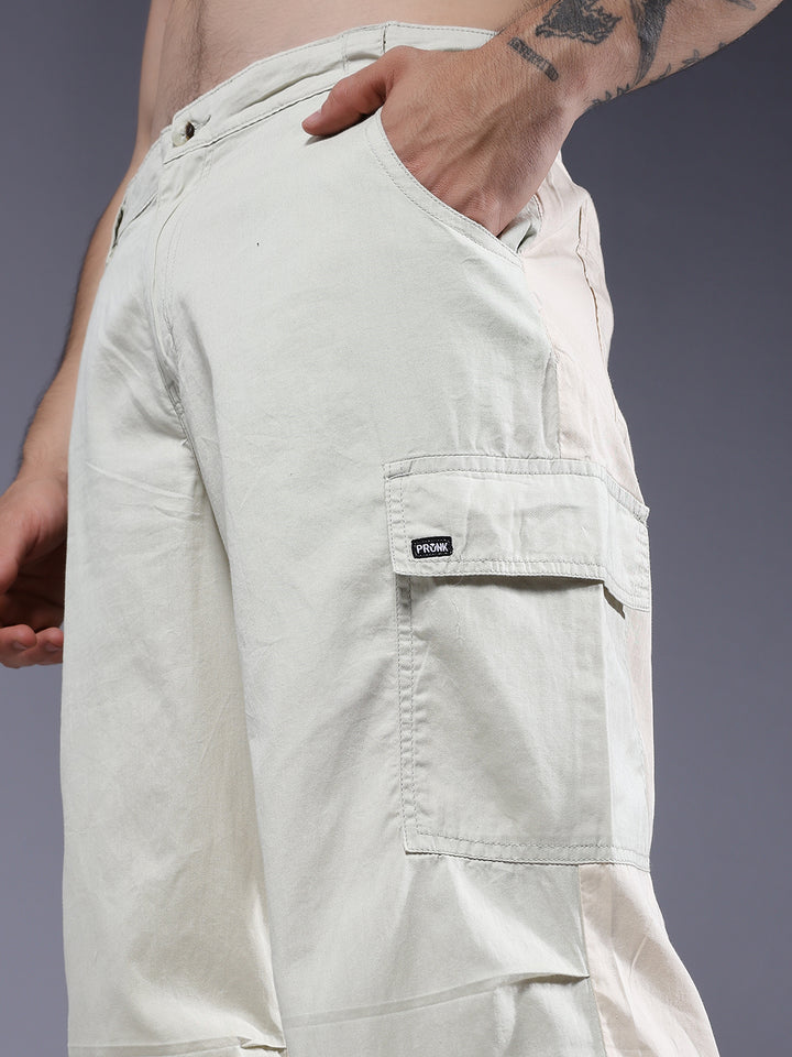 Parachute Pants For Men - Beige