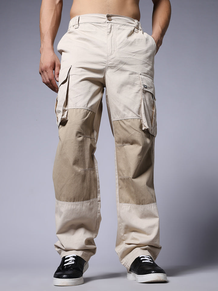 Men Utility Cargo - Beige