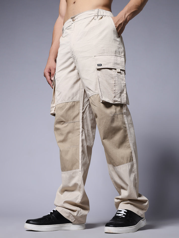 Men Utility Cargo - Beige