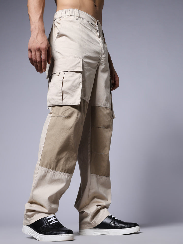 Men Utility Cargo - Beige
