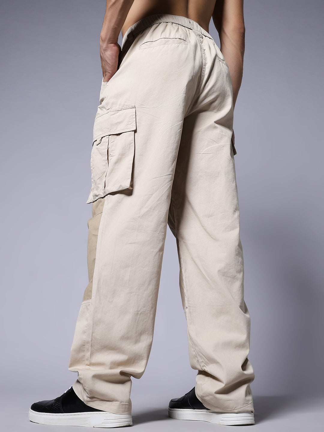 Men Utility Cargo - Beige