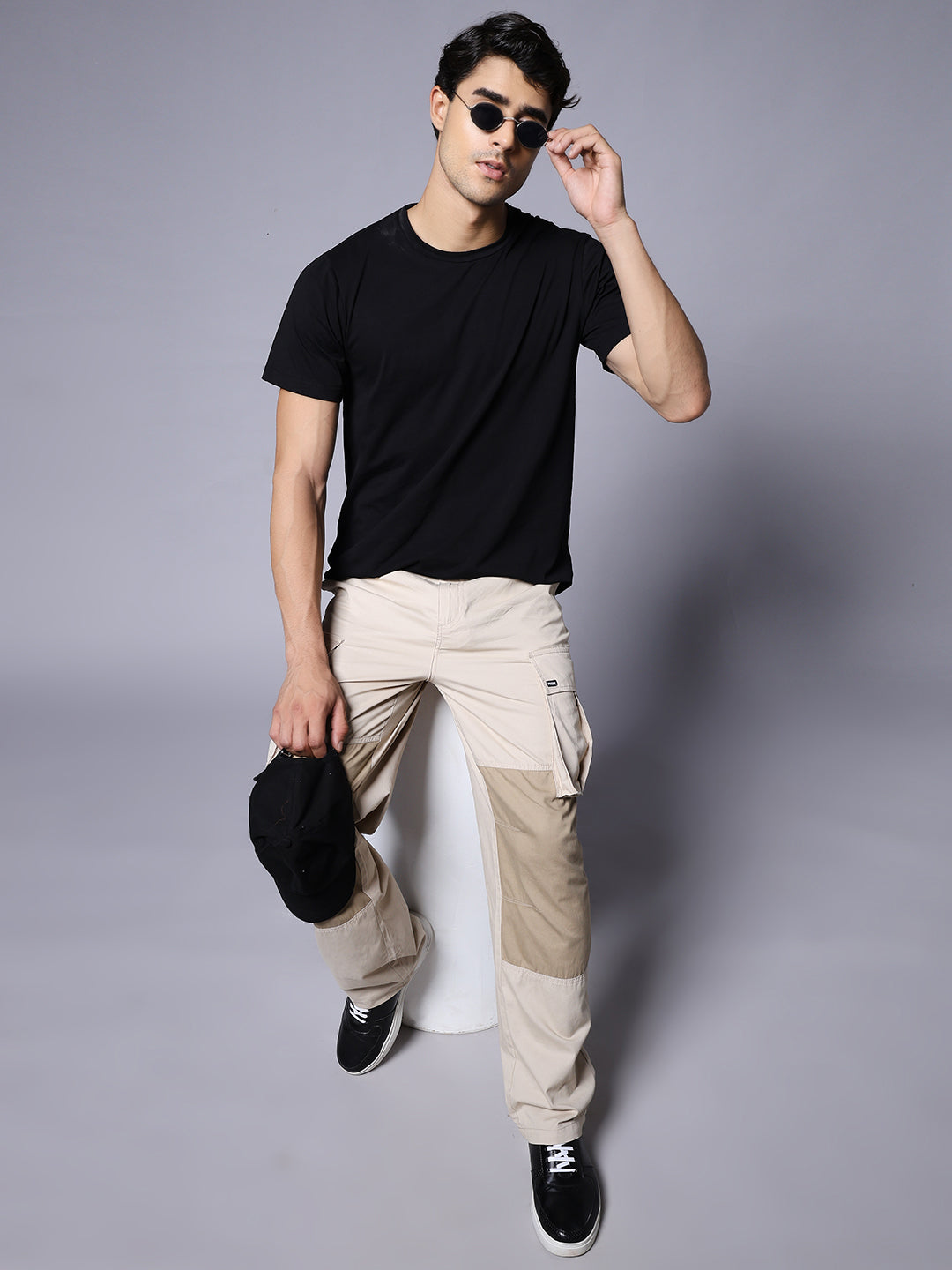 Men Utility Cargo - Beige