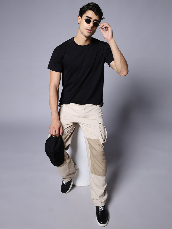 Men Utility Cargo - Beige