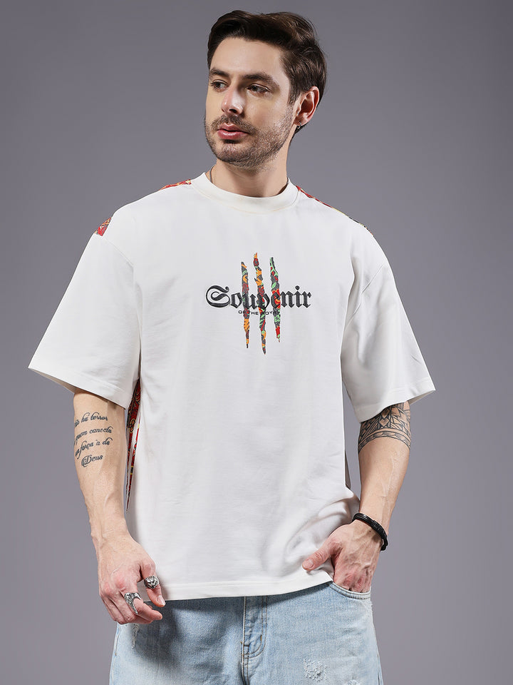 Souvenir Puff Printed Men Oversized Terry T-shirt
