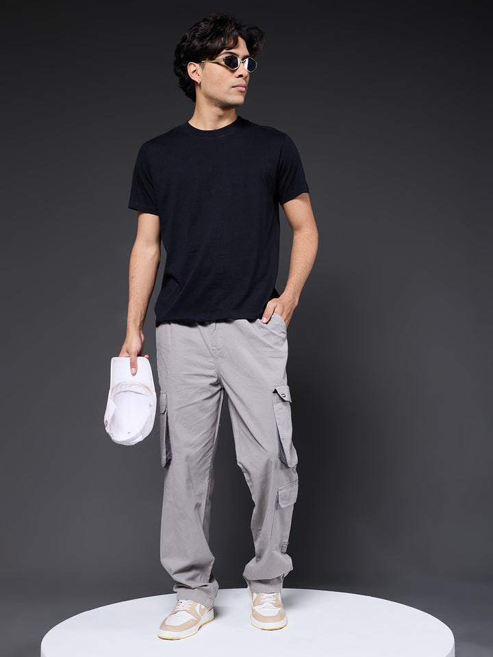 Men Utility Cargo - Ash Grey