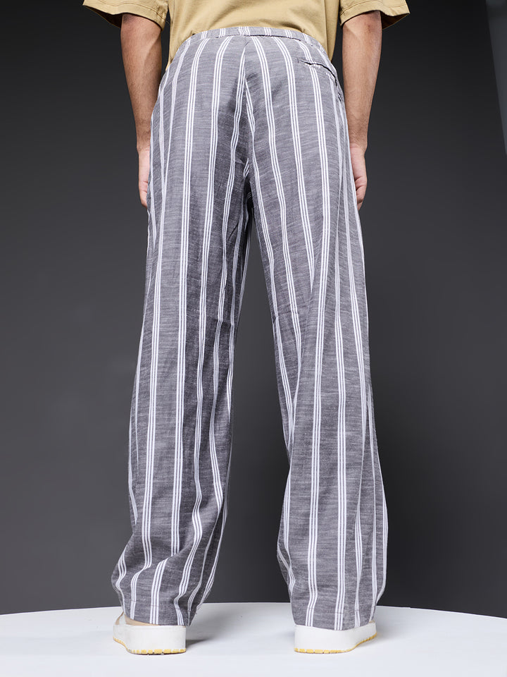 Men Striped lounge pants