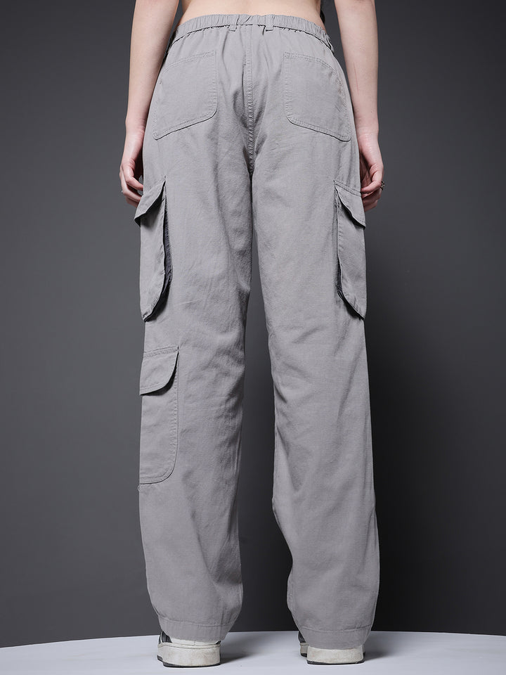 Women Utility Cargo - Ash Grey