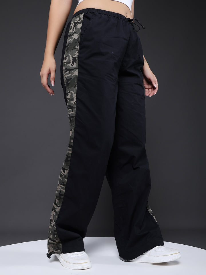 Parachute Pants For Women - Black