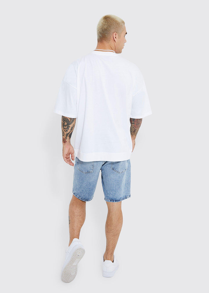 Rose for No One Men Oversized T-Shirt - White