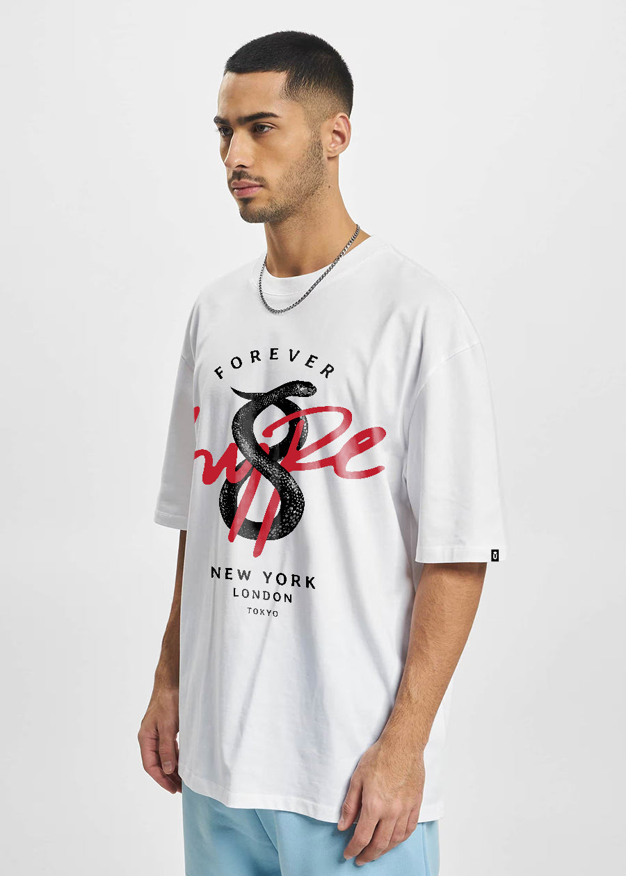 Hype Men Oversized Printed T-Shirt