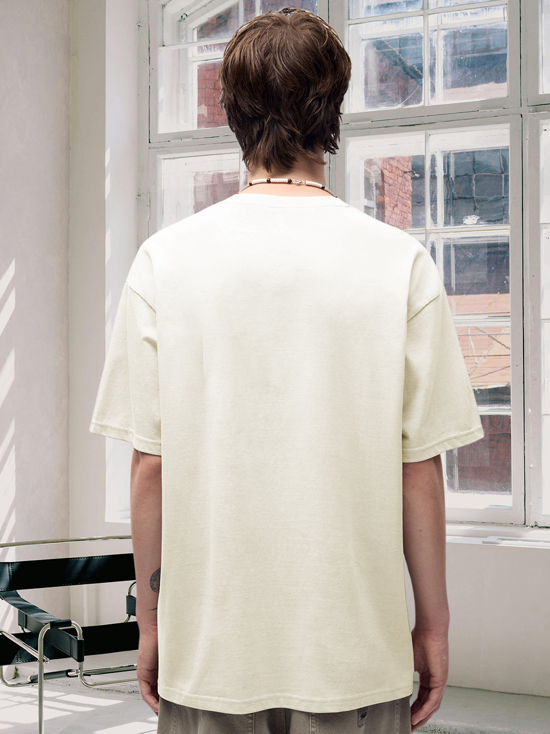 Pronk Solid Men Premium Oversized Terry T-shirt