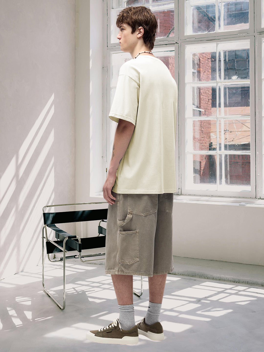 Pronk Solid Men Premium Oversized Terry T-shirt