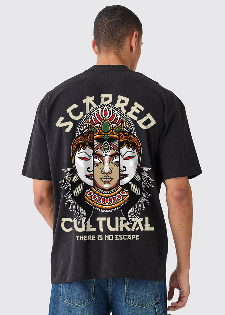 Scarred Men Oversized T-Shirt