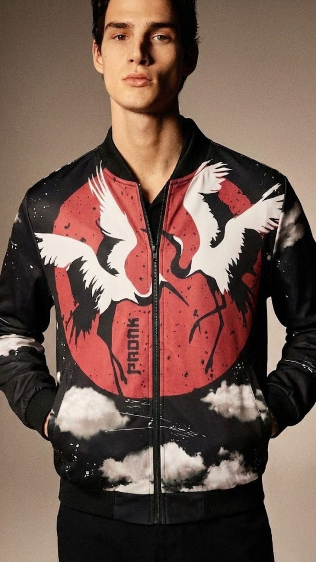 Men Graphic Printed Bomber Jacket