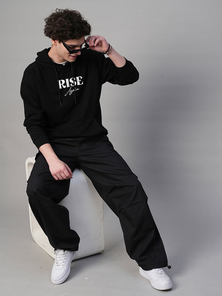Rise Again Men Drop Shoulder Premium Terry Hoodie