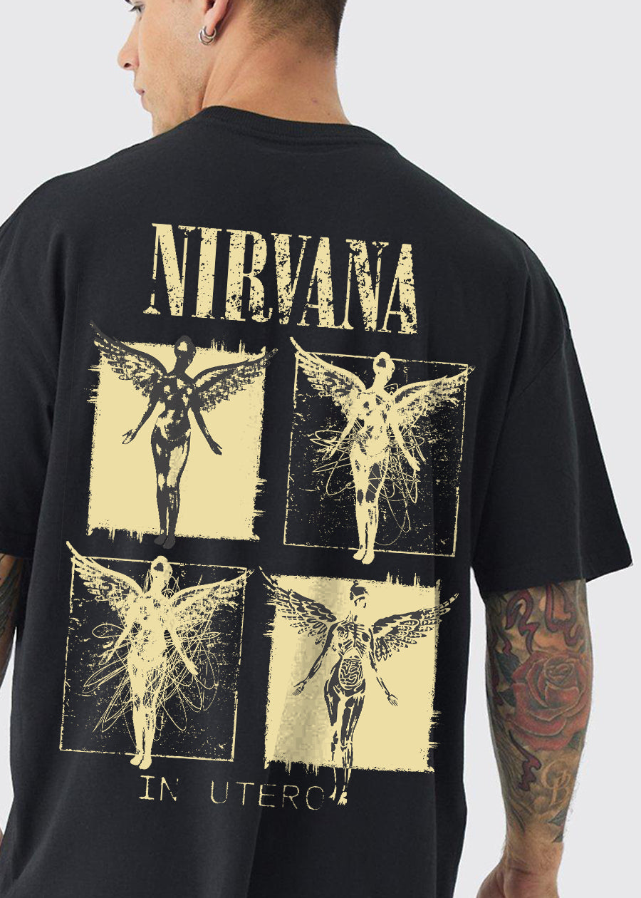 Vintage Nirvana Men Oversized Printed T-Shirt | PRONK – pronk.in