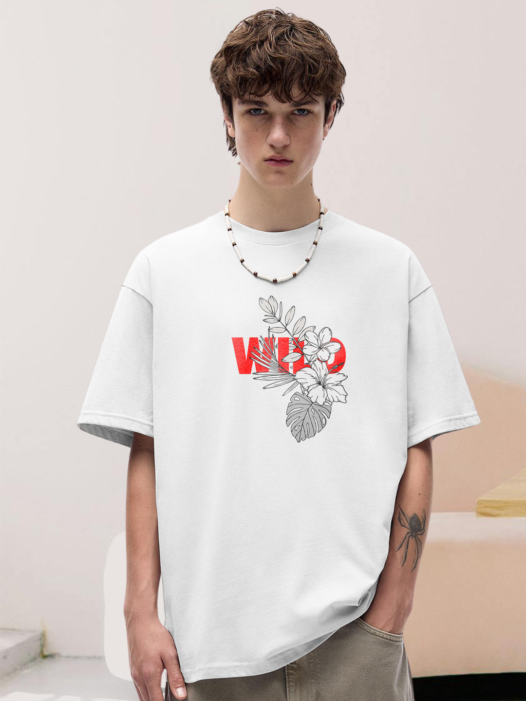 Wild Reach Men Printed Oversized T-Shirt