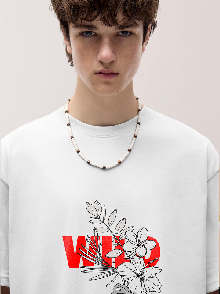 Wild Reach Men Printed Oversized T-Shirt