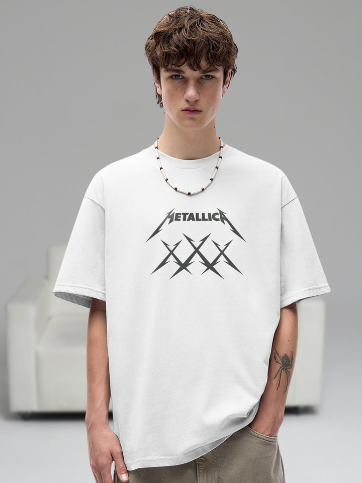 Dark Pulse Men Printed Oversized  T-Shirt