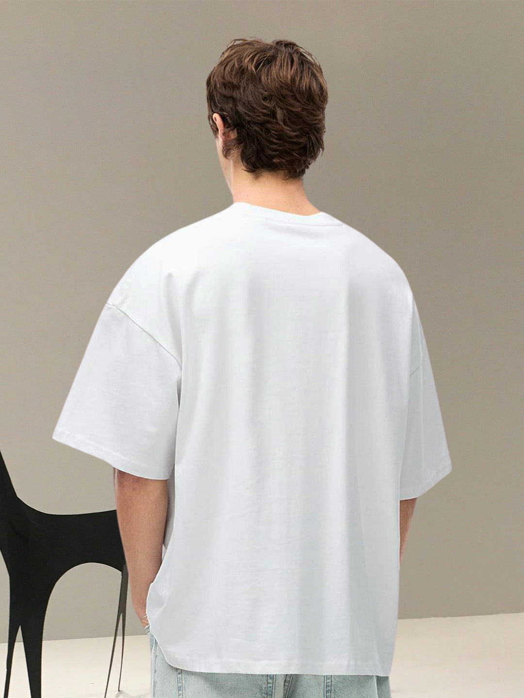 Bad Decision Men Printed Oversized  T-Shirt