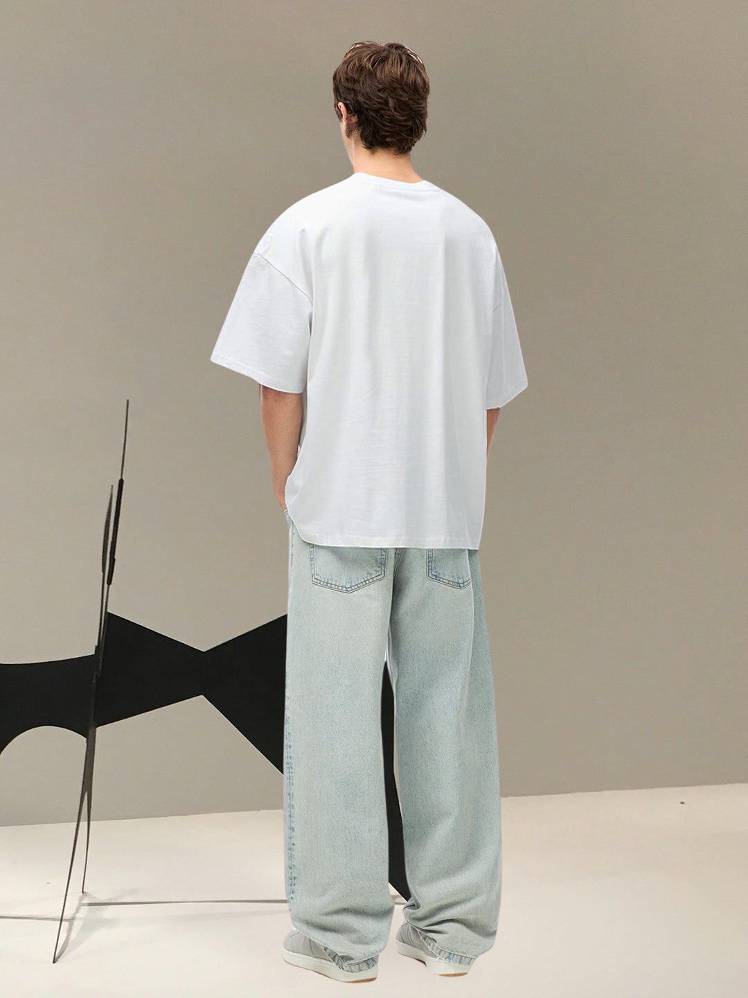 Bad Decision Men Printed Oversized  T-Shirt