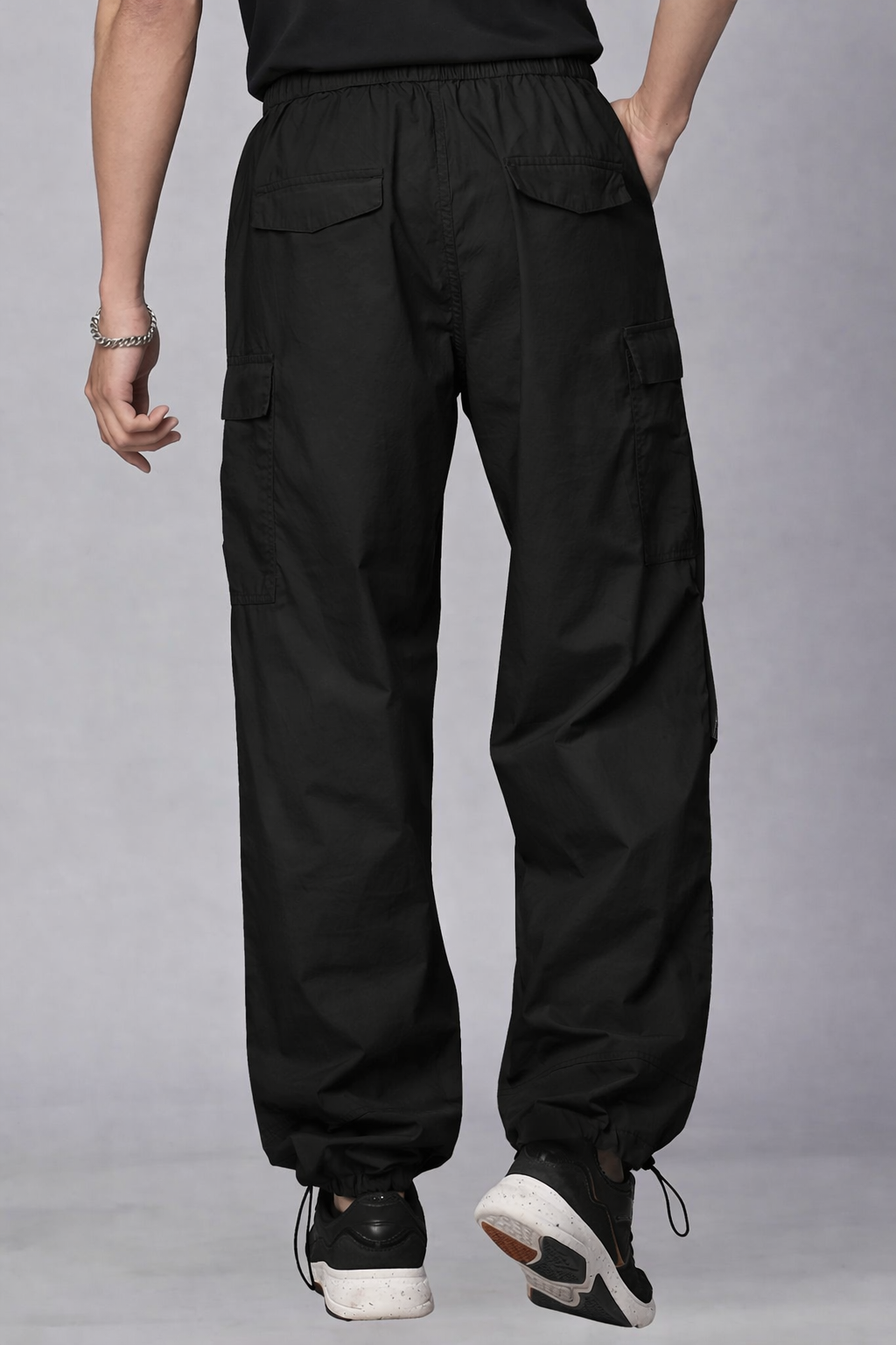 Parachute Pants For Men - Black