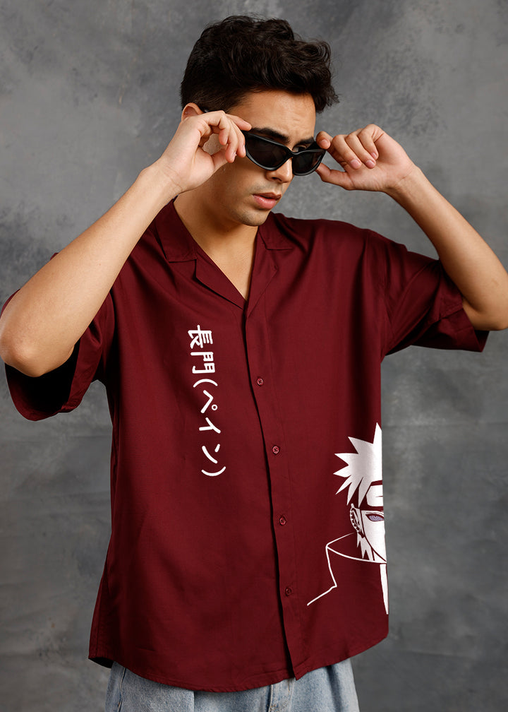 Pain Akatsuki Mens Fluidic Oversized Shirt