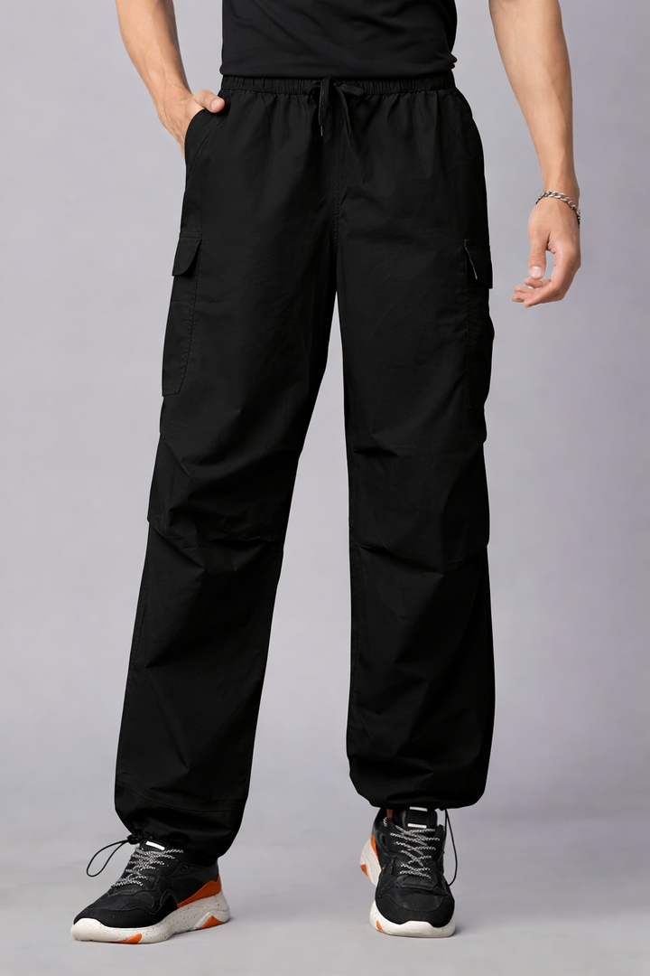 Parachute Pants For Men - Black