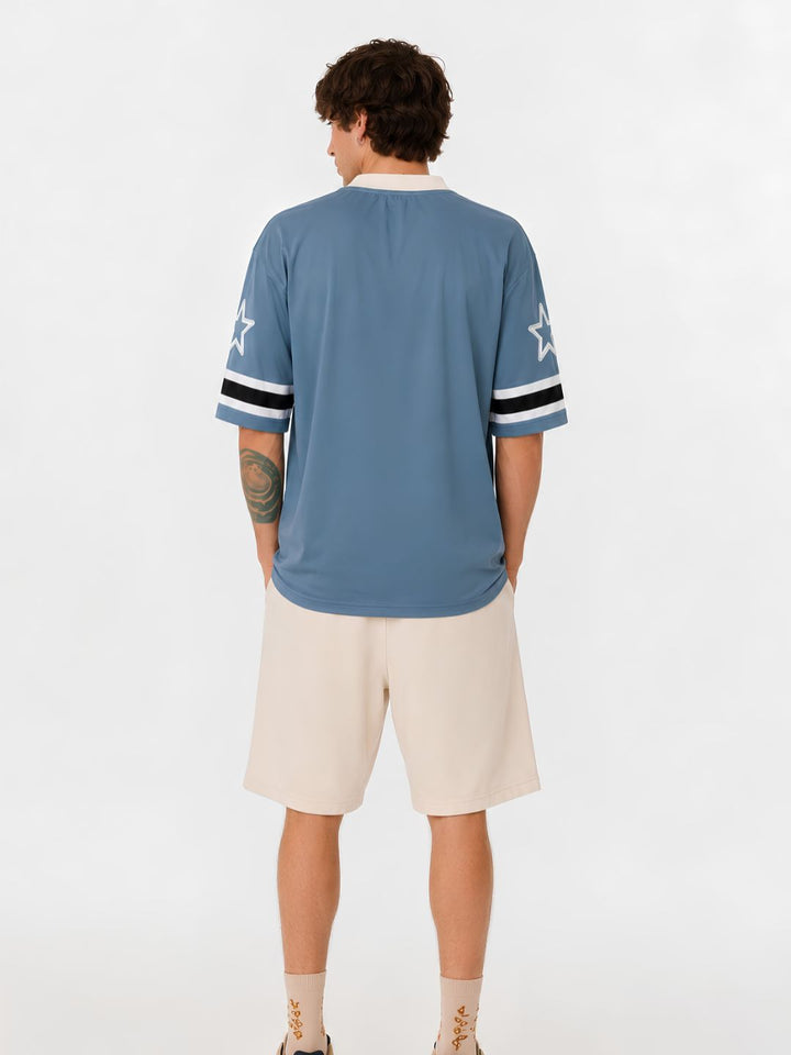Men Oversized Varsity T-Shirt