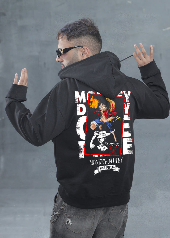 One Piece Men Drop Shoulder Premium Terry Hoodie