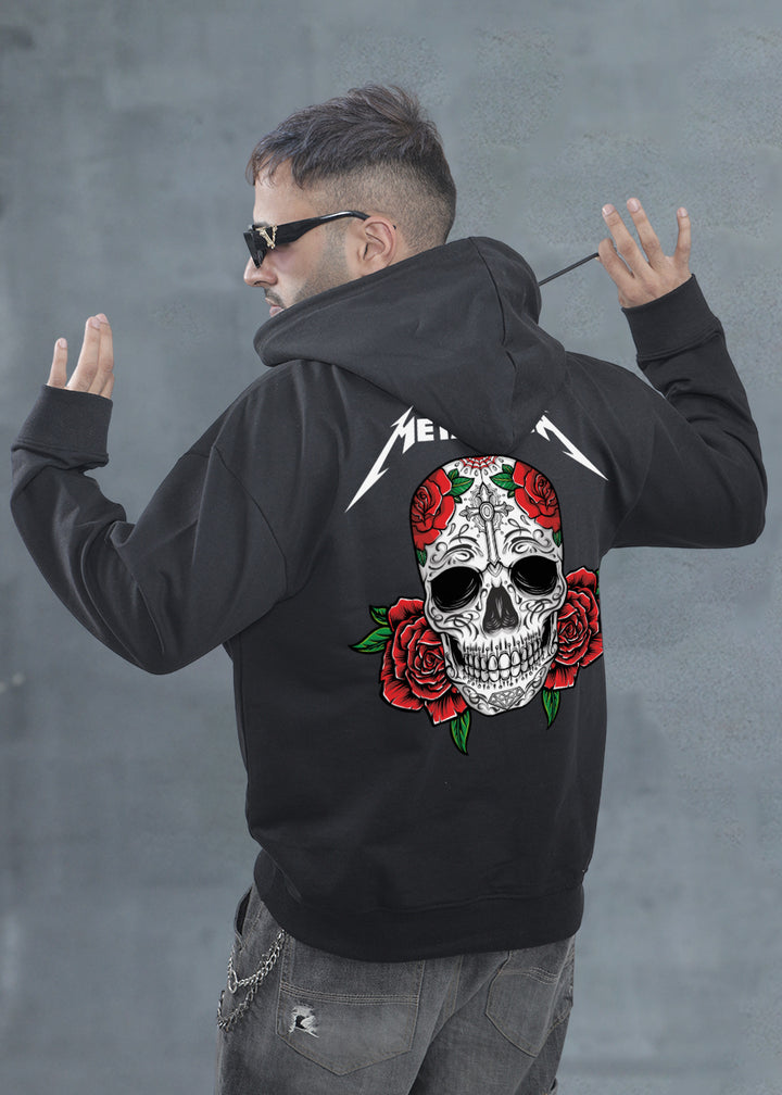 Metallica  Men Drop Shoulder Premium Terry Hoodie