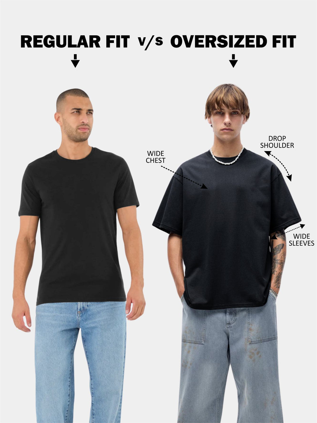 LOST IN LAYERS Men Printed Oversized T-Shirt