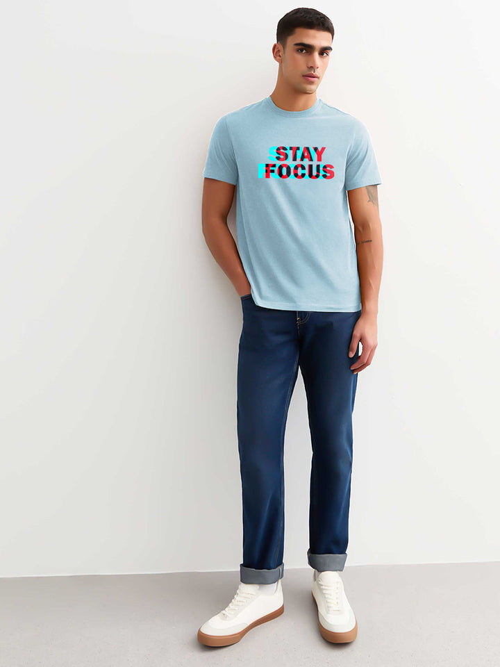 Stay Focus Men Half Sleeve T-Shirt