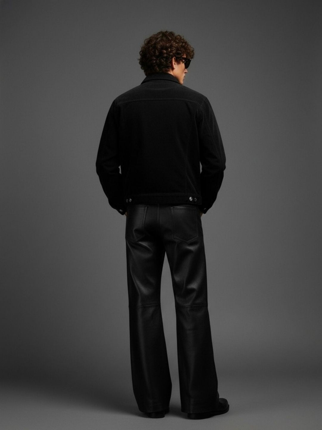 Teddy Lined Corduroy Jacket - Black