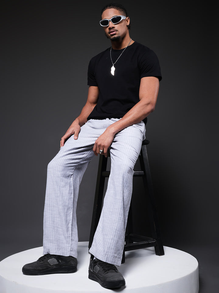 Men Striped lounge pants