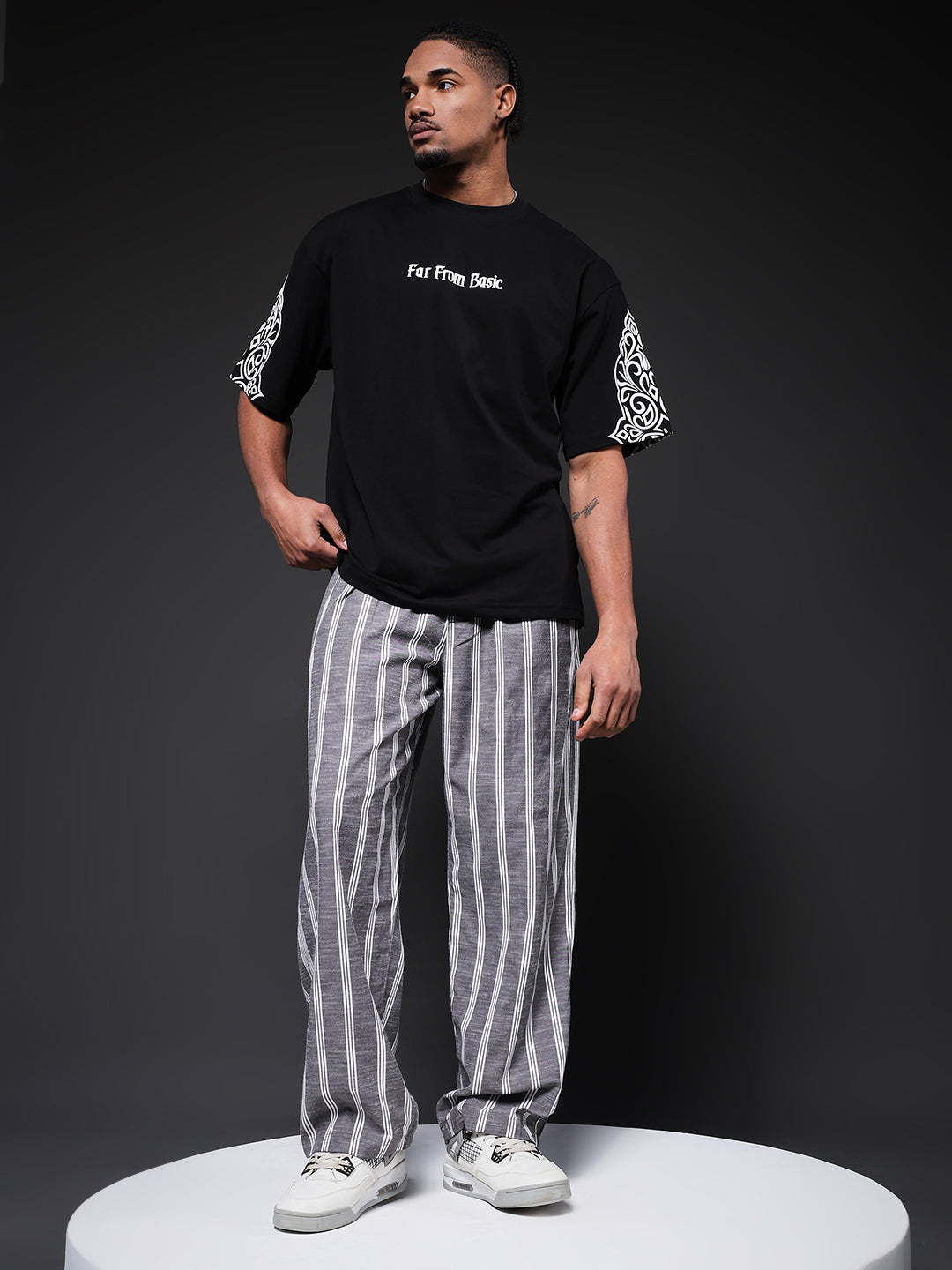 Men Striped lounge pants