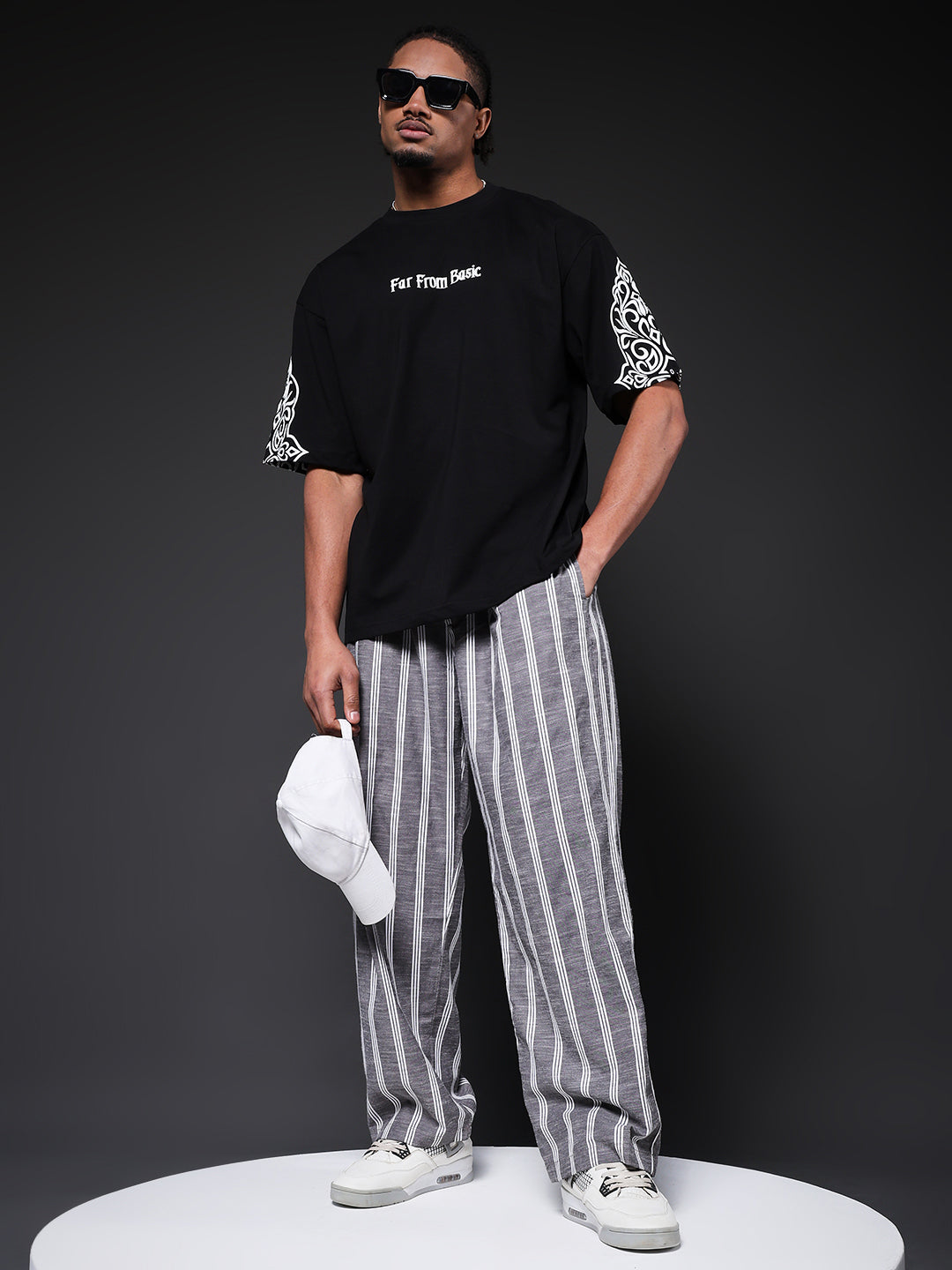 Men Striped lounge pants