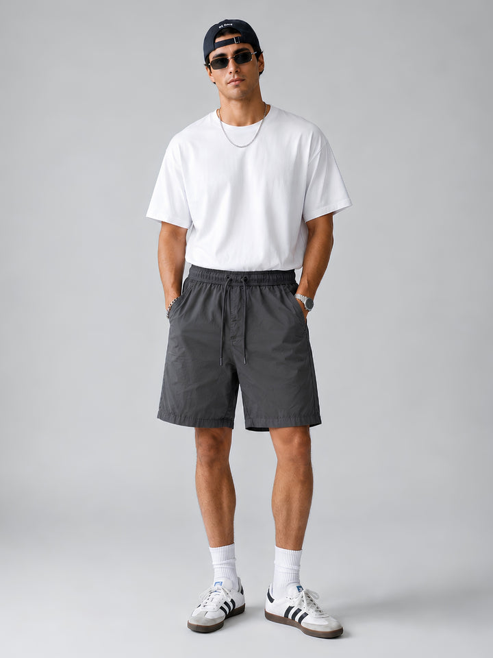 Men Utility Shorts - Grey