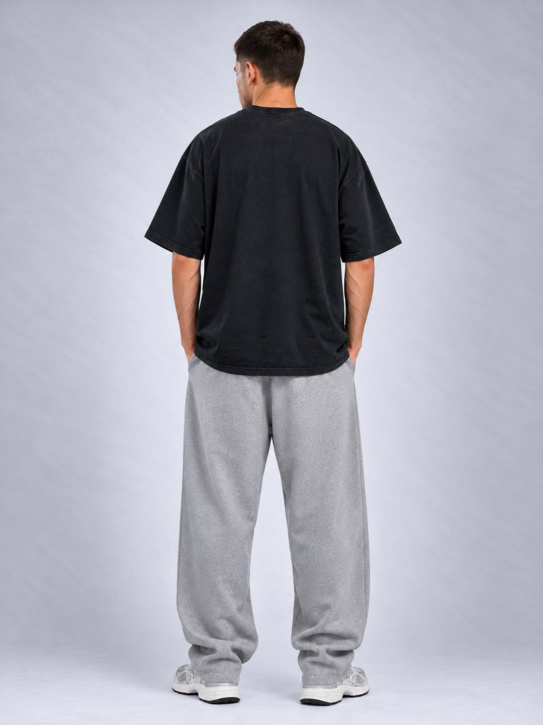 Men Premium Retro Wash Oversized Terry T-shirt