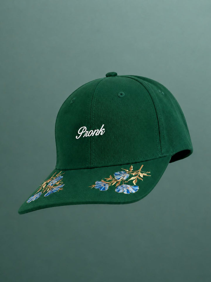 Pronk Emerald Bloom Hip-Hop Cap