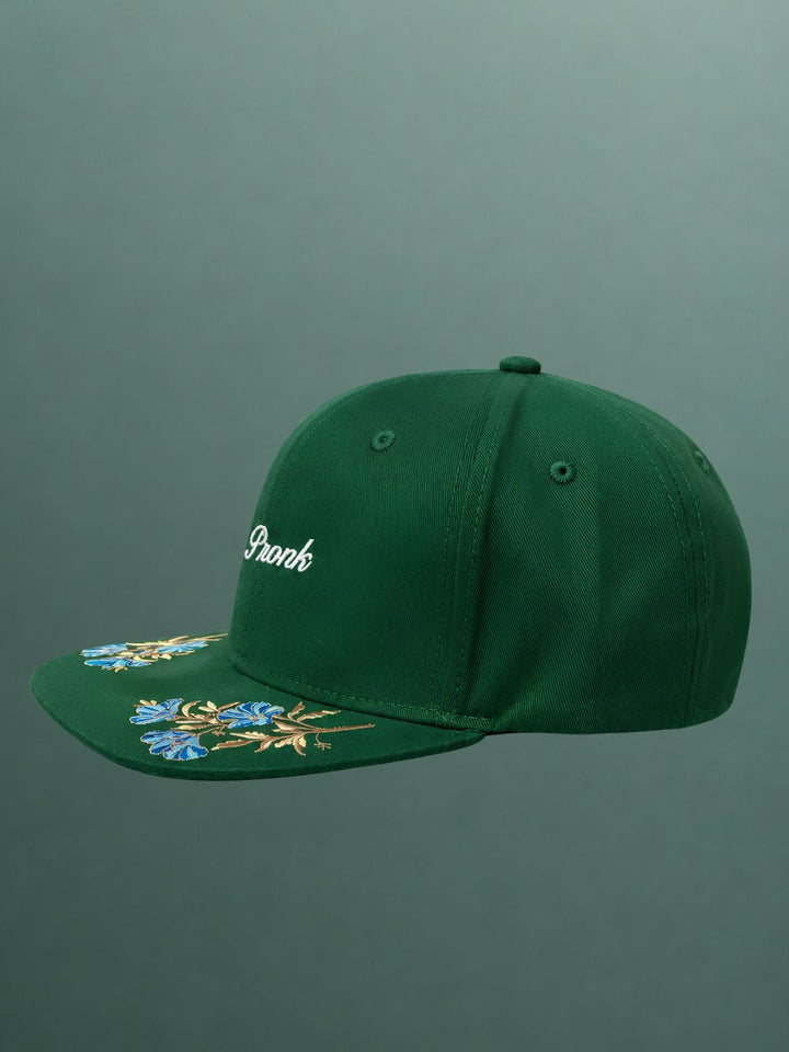 Pronk Emerald Bloom Hip-Hop Cap