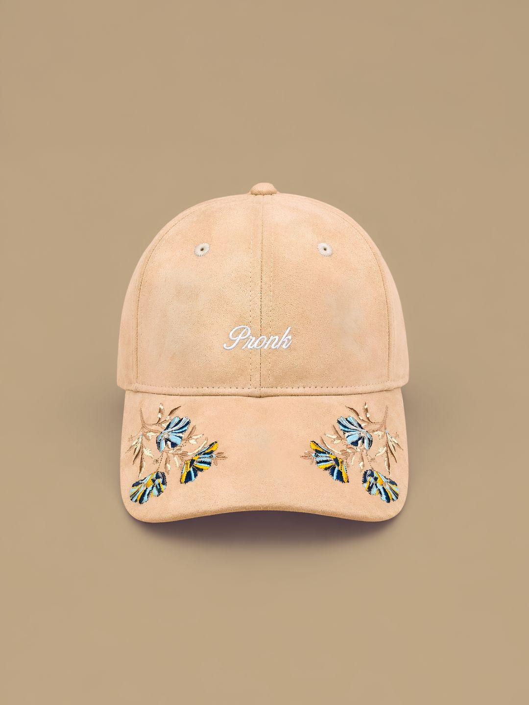 🎁 Pronk Beige Bloom Base Ball Cap - Beige