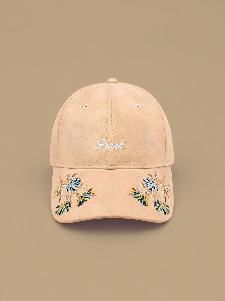 Pronk Beige Bloom Base Ball Cap