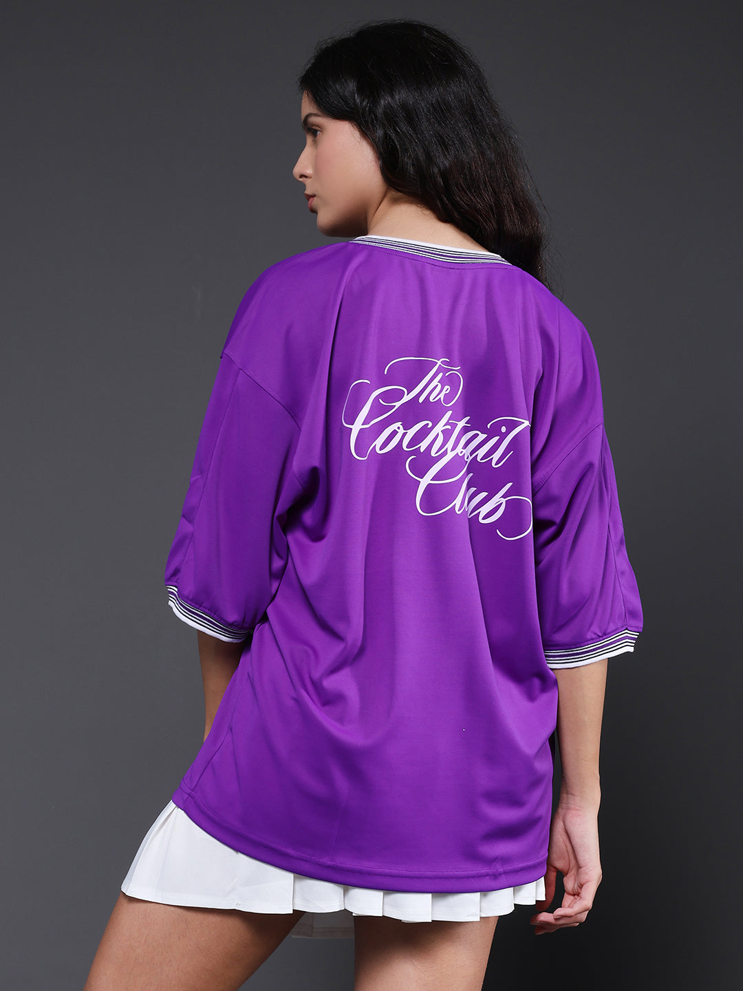 Women Oversized Varsity T-Shirt