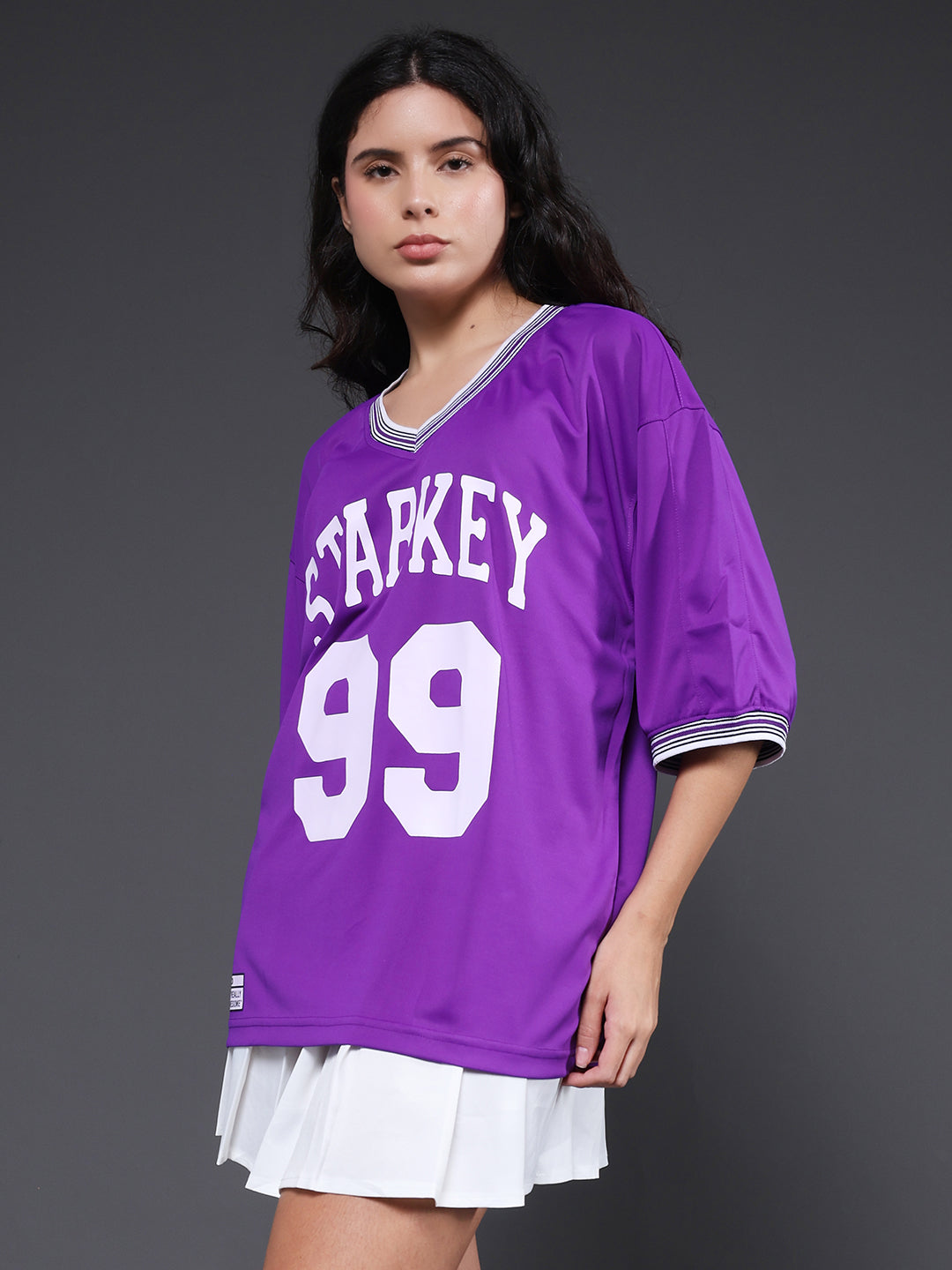 Women Oversized Varsity T-Shirt