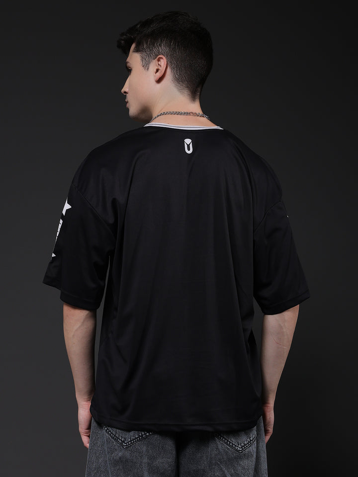 Men Oversized Varsity T-Shirt