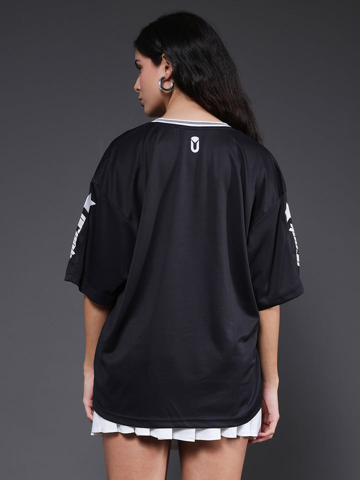 Women Oversized Varsity T-Shirt