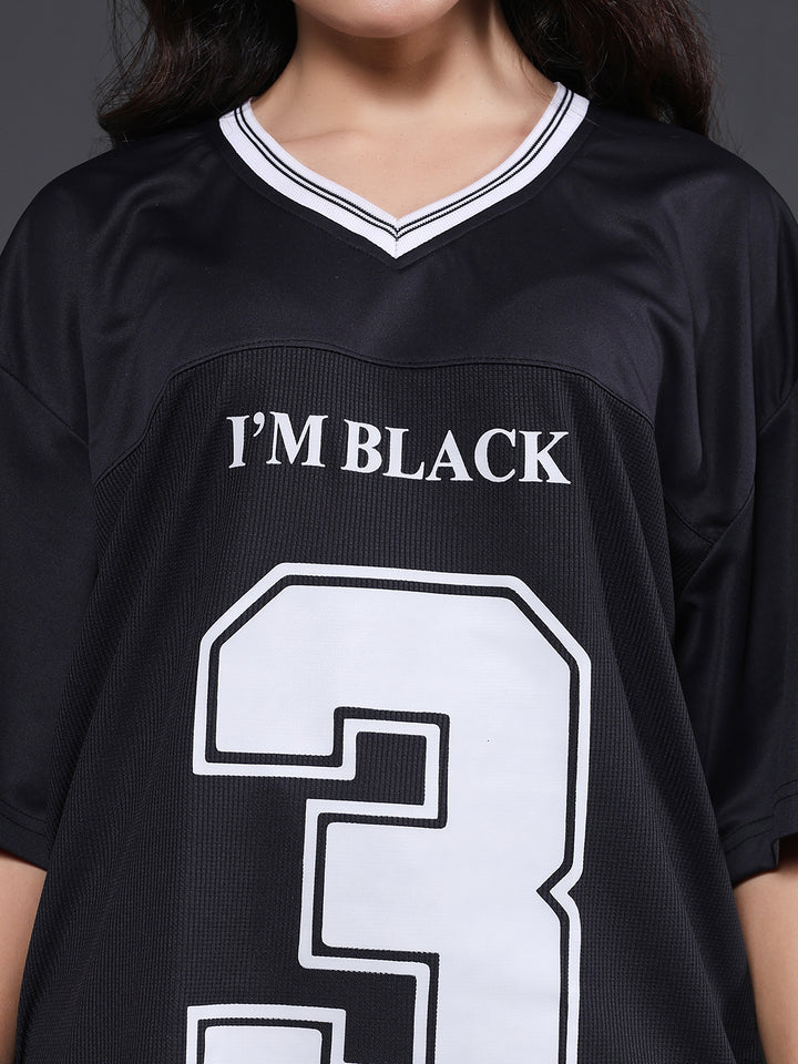 Women Oversized Varsity T-Shirt