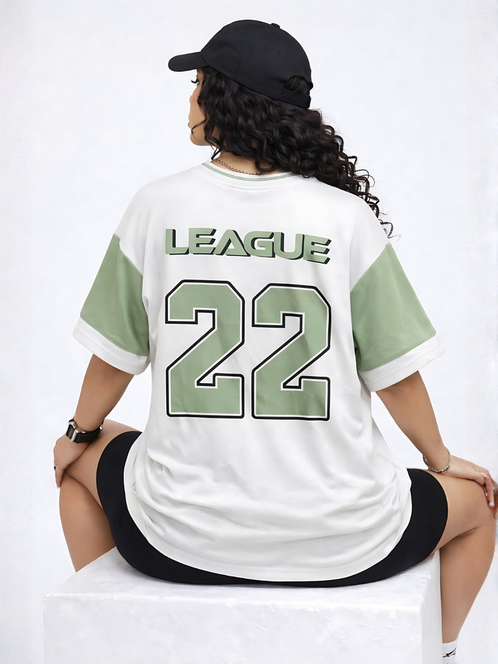 Women Oversized Varsity T-Shirt