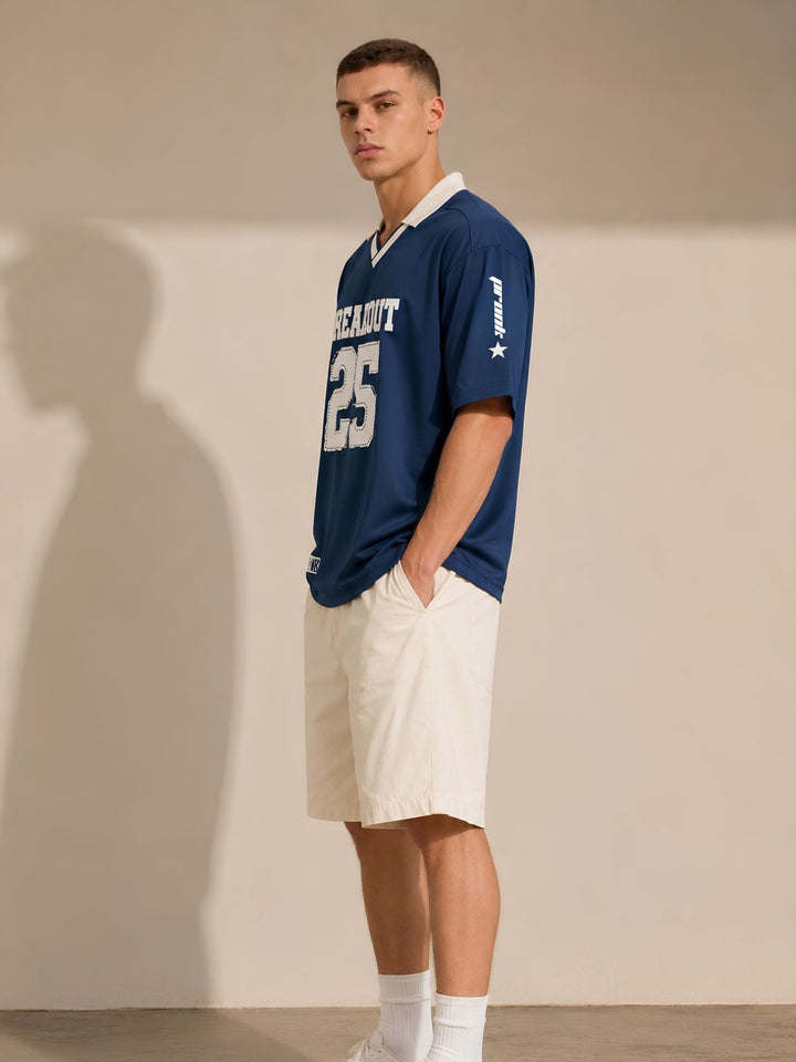 Men Oversized Varsity T-Shirt